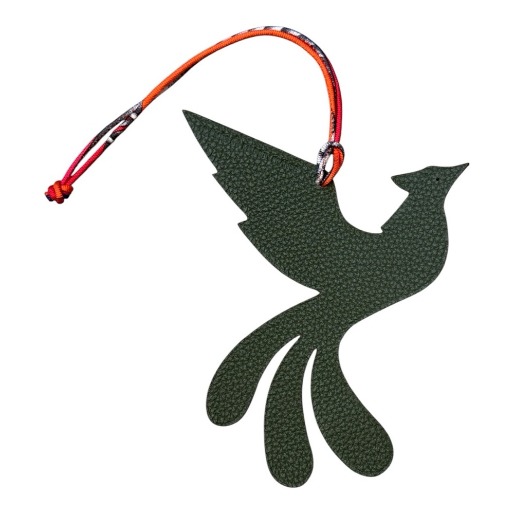 Hermes Pheonix Leather Bag Charm